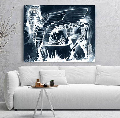 Canvaspainting Medium 60x50cm Mixed colors